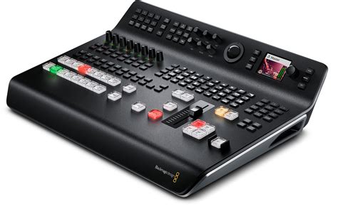 ATEM switcher with black magic video effects infographics